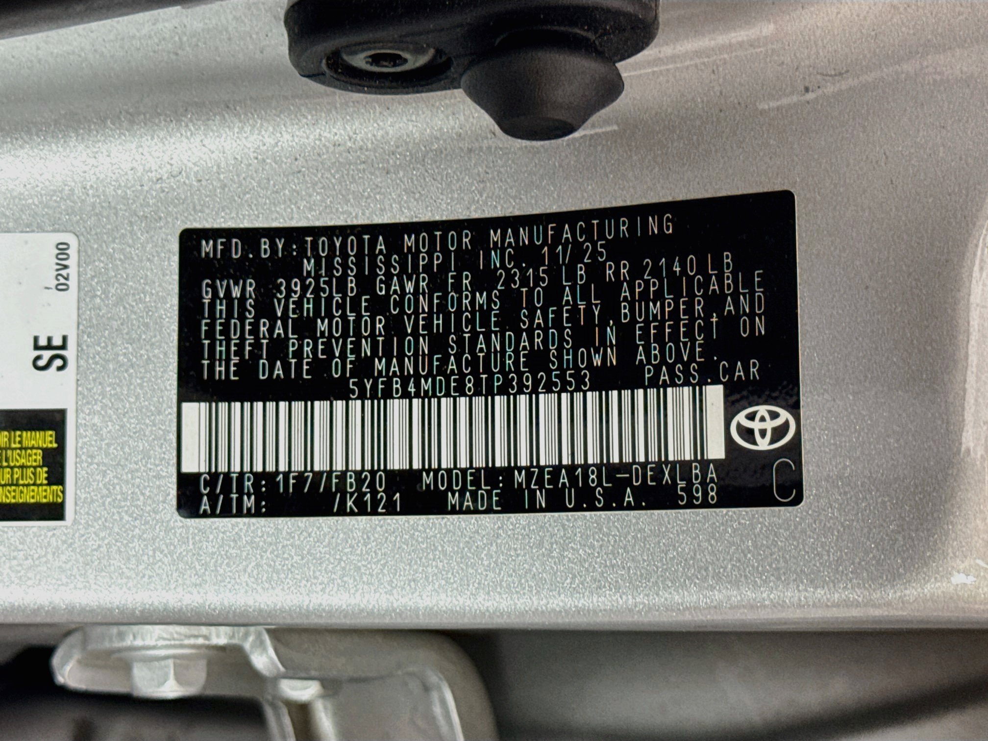 Certified 2026 Toyota Corolla LE w/ LE Premium Package FWD image 31