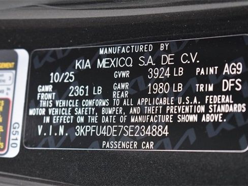 New 2025 Kia K4 EX image 31