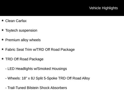 Used 2018 Toyota Tundra SR5 w/ TRD Off Road Package AWD/4WD image 11