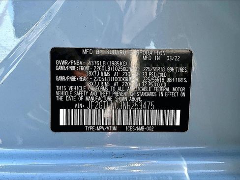 Used 2022 Subaru Crosstrek 2.5i Limited w/ Moonroof Package 2 image 32