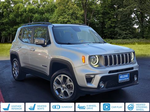 Used 2019 Jeep Renegade Limited w/ UConnect 8.4 Nav Group AWD/4WD image 1