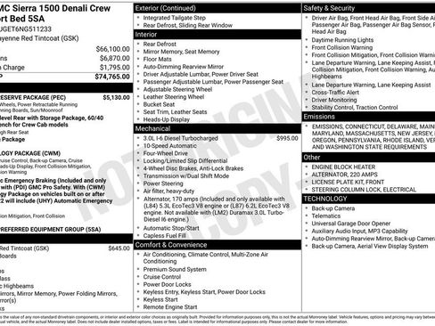 Used 2022 GMC Sierra 1500 Denali w/ Denali Reserve Package image 25