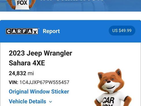 Used 2023 Jeep Wrangler Unlimited Sahara w/ Cold Weather Group AWD/4WD image 5