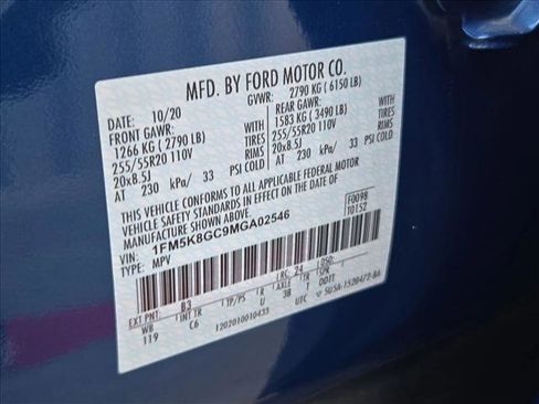 Used 2021 Ford Explorer ST w/ Equipment Group 401A image 23