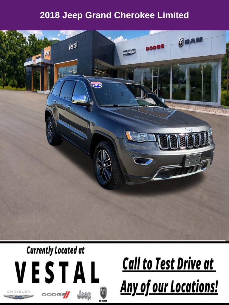 Used 2018 Jeep Grand Cherokee Limited AWD/4WD image 4