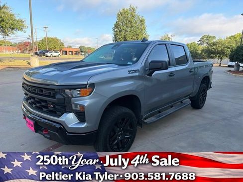 Used 2024 Chevrolet Silverado 1500 Custom Trail Boss w/ LPO, Dark Essentials Package AWD/4WD image 3