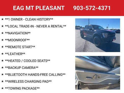 Used 2023 Ford F150 Raptor w/ Equipment Group 802A Raptor R image 4