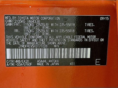 Used 2015 Toyota RAV4 Limited AWD/4WD image 34