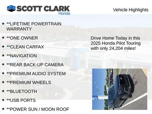 Used 2025 Honda Pilot Touring image 3