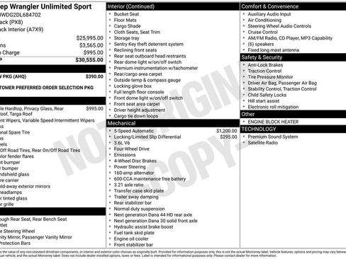 Used 2013 Jeep Wrangler Unlimited Sport w/ Max Tow Pkg AWD/4WD image 33