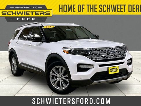 Certified 2021 Ford Explorer Limited w/ Class III Trailer Tow Package AWD/4WD image 1