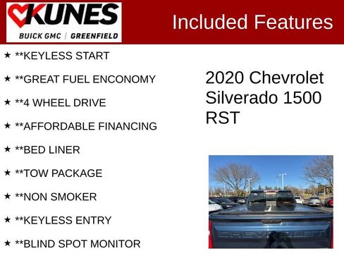 Used 2020 Chevrolet Silverado 1500 RST image 3
