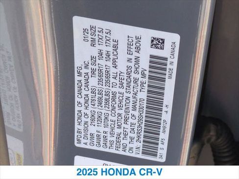 Certified 2025 Honda CR-V LX image 26