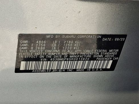 Certified 2024 Subaru Legacy Touring XT AWD/4WD image 28