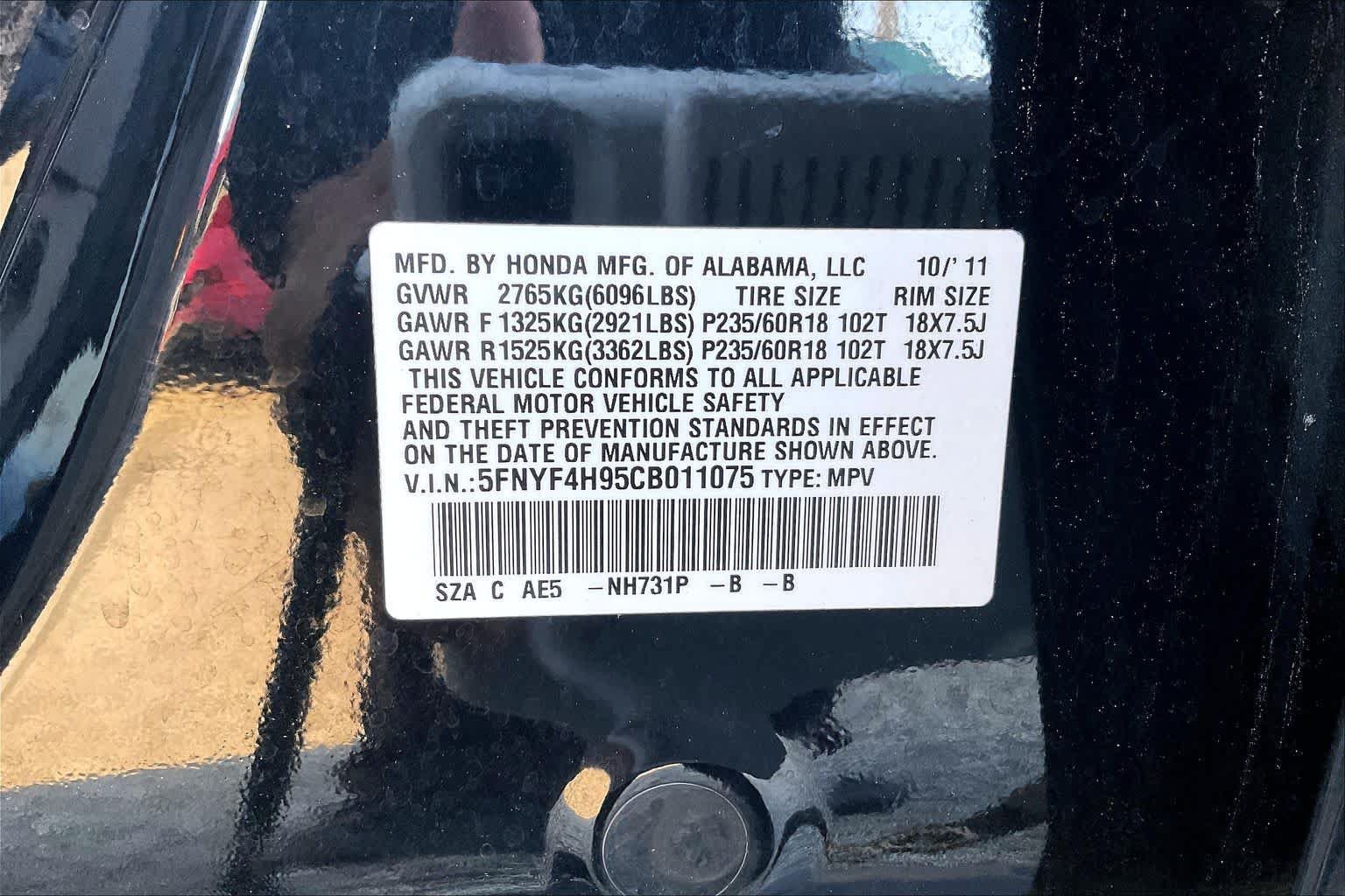 Used 2012 Honda Pilot Touring image 32