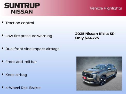 Certified 2025 Nissan Kicks SR image 16