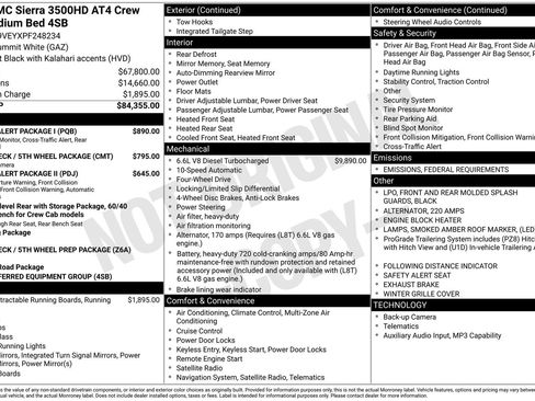 Used 2023 GMC Sierra 3500 AT4 w/ Driver Alert Package I image 50