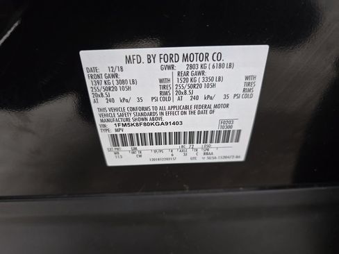 Used 2019 Ford Explorer Limited w/ Class III Trailer Tow Package AWD/4WD image 34
