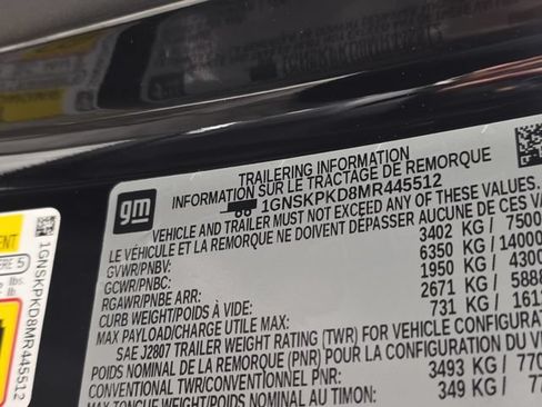 Used 2021 Chevrolet Tahoe Z71 AWD/4WD image 10