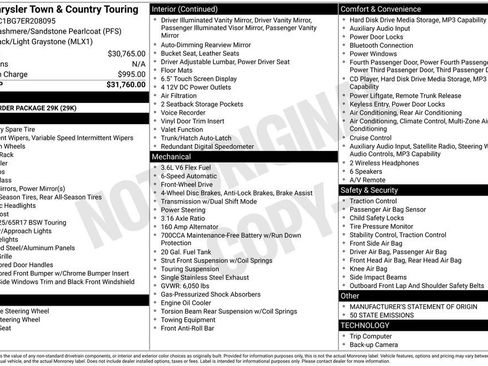 Used 2014 Chrysler Town & Country Touring FWD image 41