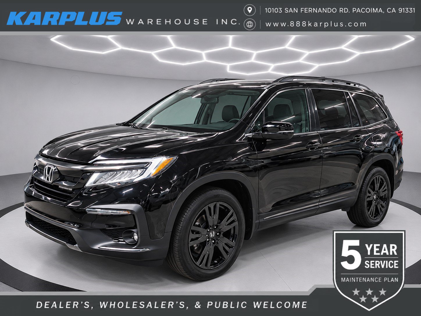 Used 2022 Honda Pilot Black Edition image 1