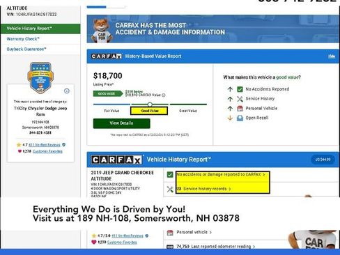 Used 2019 Jeep Grand Cherokee Altitude image 39