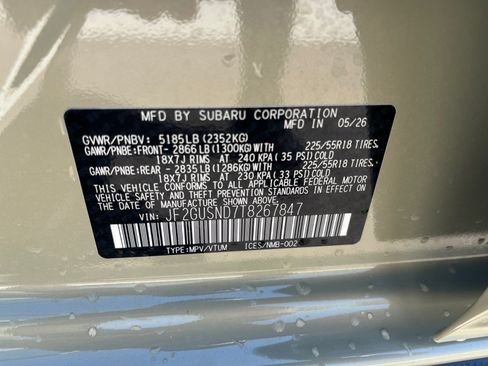 New 2026 Subaru Crosstrek 2.5i Limited AWD/4WD image 25