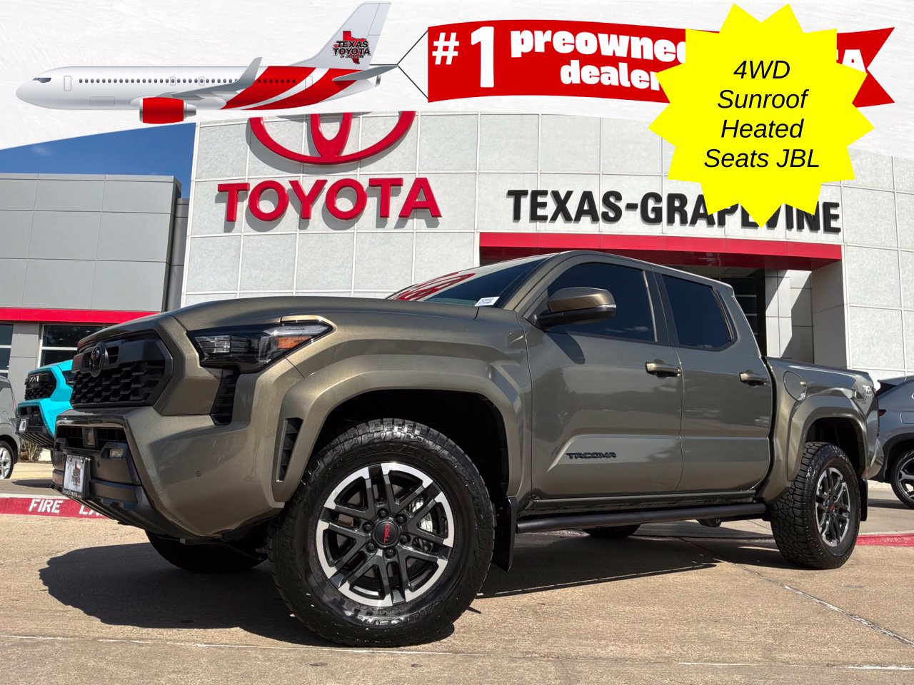 Used 2026 Toyota Tacoma TRD Sport w/ TRD Sport Upgrade Package AWD/4WD image 1