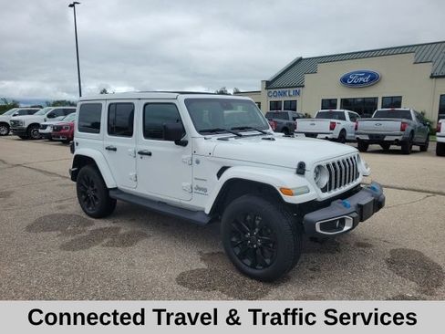 Used 2024 Jeep Wrangler Unlimited Sahara w/ Technology Group AWD/4WD image 23