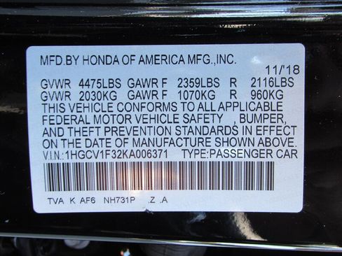Used 2019 Honda Accord Sport image 35