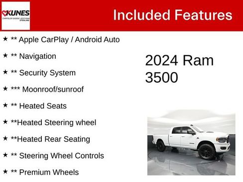 Used 2024 RAM 3500 Laramie w/ Night Edition AWD/4WD image 4