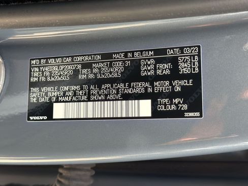 Used 2023 Volvo C40 P8 Recharge Plus w/ Climate Package AWD/4WD image 17