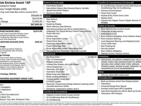 New 2026 Buick Enclave Avenir w/ Super Cruise Package image 15