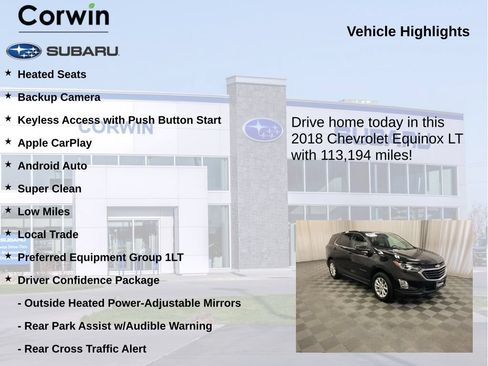 Used 2018 Chevrolet Equinox LT AWD/4WD image 6
