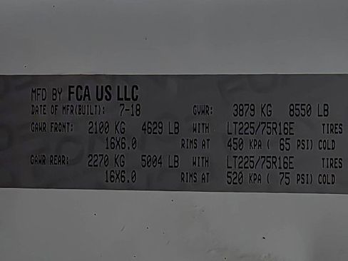 Used 2018 RAM ProMaster 1500 w/ Interior Convenience Group image 32