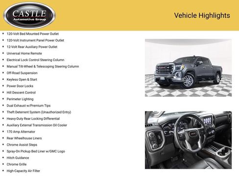 Used 2019 GMC Sierra 1500 SLT w/ SLT Premium Plus Package AWD/4WD image 20