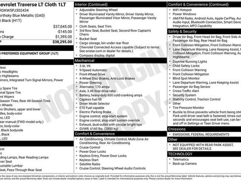 Used 2023 Chevrolet Traverse LT image 6