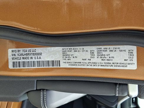 New 2026 Jeep Grand Cherokee Limited AWD/4WD image 19
