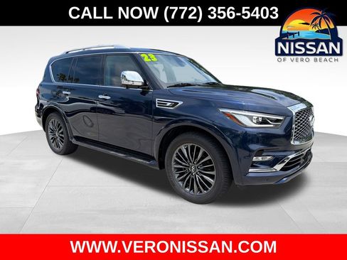 Used 2023 INFINITI QX80 Sensory w/ Cargo Package AWD/4WD image 1