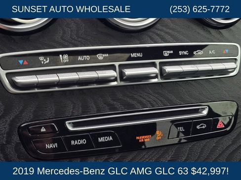 Used 2019 Mercedes-Benz GLC 63 AMG 4MATIC Coupe w/ Parking Assist Package image 45