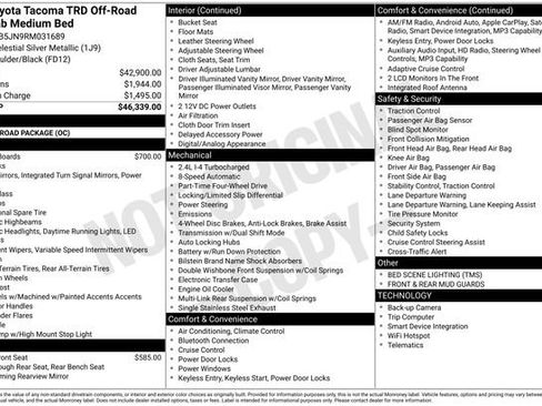 Used 2024 Toyota Tacoma TRD Off-Road AWD/4WD image 37