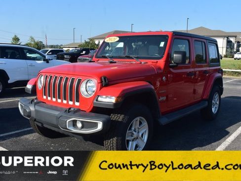 Used 2021 Jeep Wrangler Unlimited Sahara AWD/4WD image 1