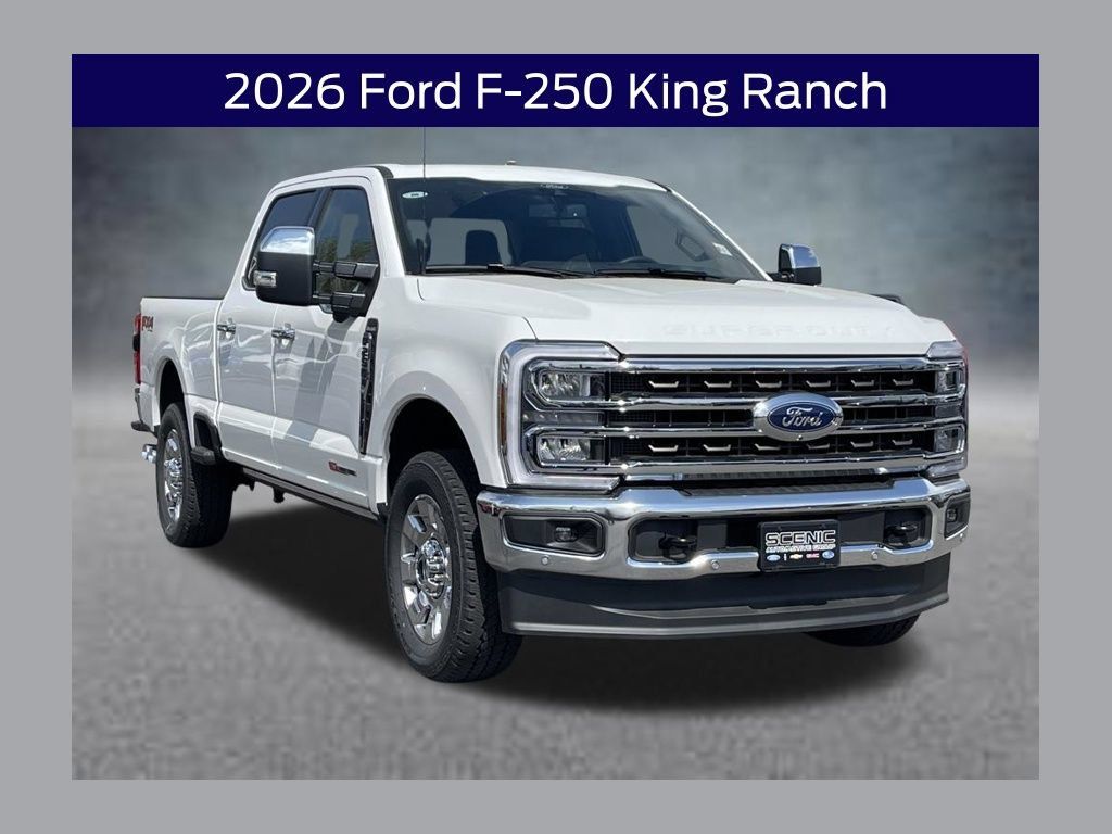 New 2026 Ford F250 King Ranch w/ Chrome Package AWD/4WD 360° Tour
