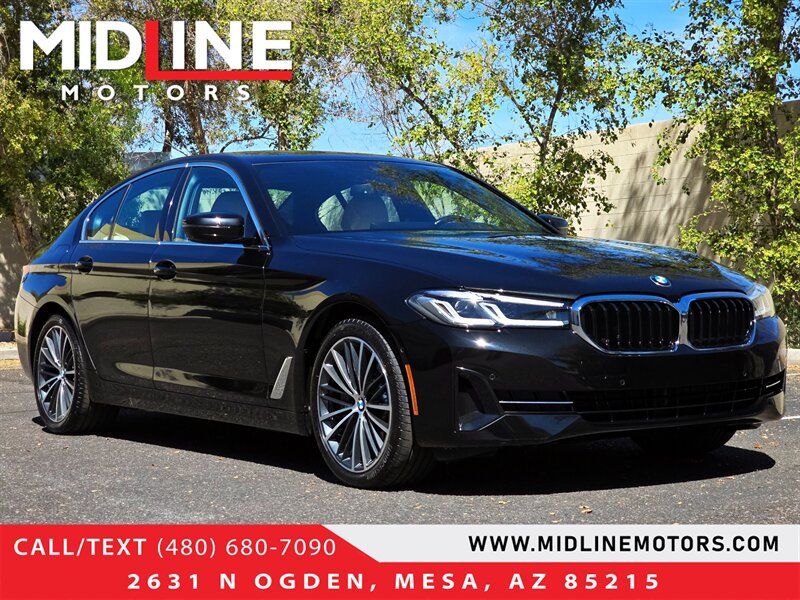 Used 2021 BMW 530e w/ Parking Assistance Package RWD image 1