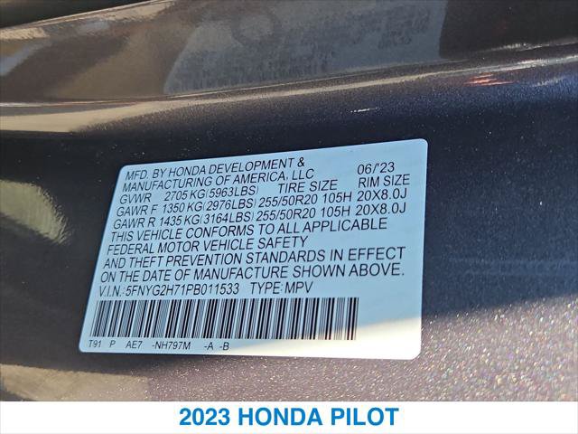 Certified 2023 Honda Pilot Touring image 27