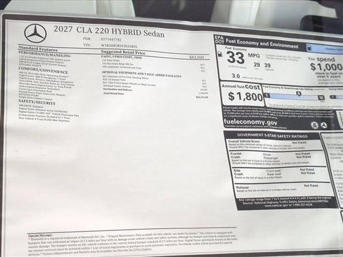 New 2027 Mercedes-Benz CLA 220 image 18