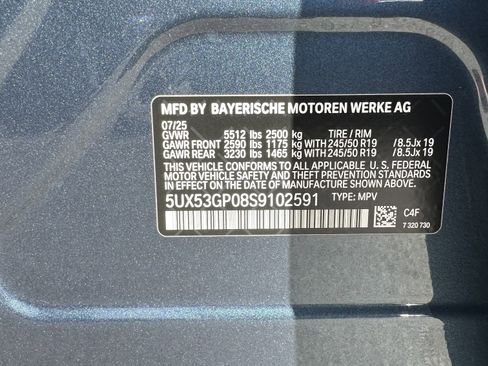 Certified 2025 BMW X3 xDrive30i AWD/4WD image 34