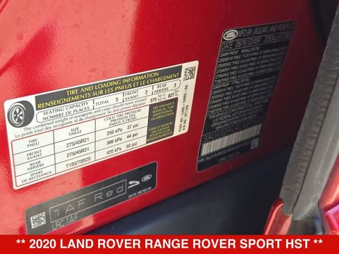 Used 2020 Land Rover Range Rover Sport HST AWD/4WD image 36