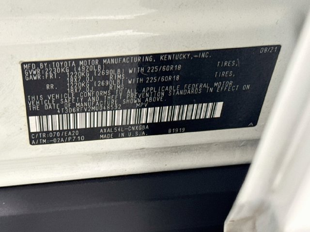 Certified 2021 Toyota RAV4 Limited AWD/4WD image 35