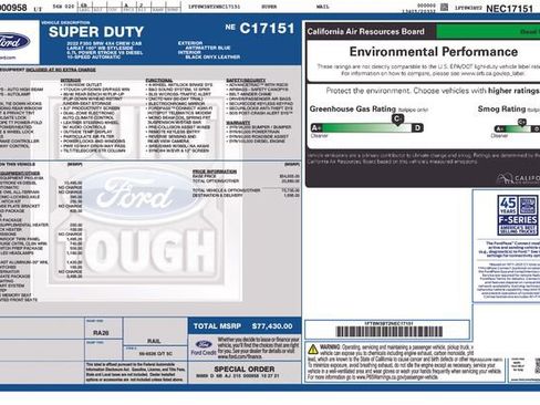 Used 2022 Ford F350 Lariat w/ Lariat Ultimate Package image 4